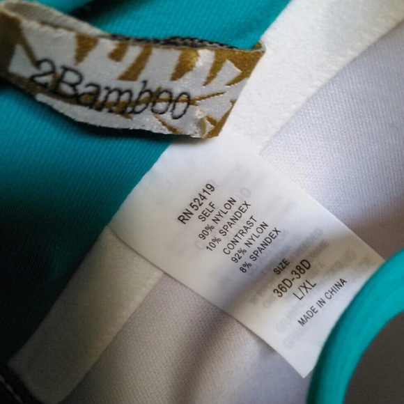 2Bamboo ruched bikini top - Picture 3 of 4